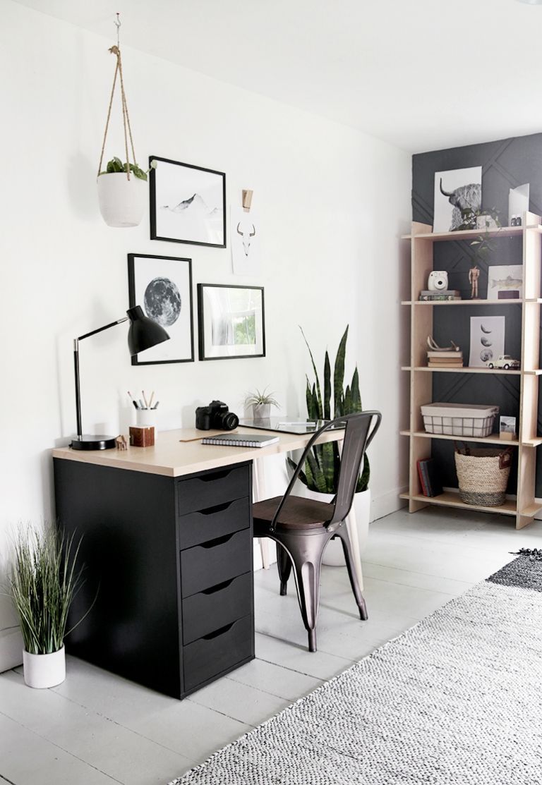 DIY Modern Wood Desk with Drawers - DIY Modern Wood Desk with Drawers -   12 diy Desk minimalist ideas
