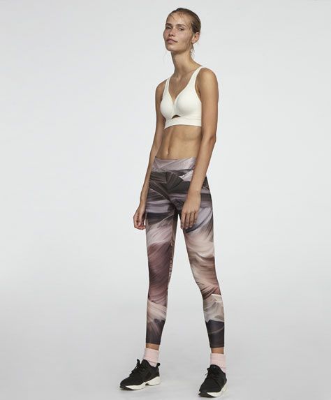 Cropped leggings with stitched surface - Leggings - ACTIVEWEAR | Oysho Espa?a - Canarias - Cropped leggings with stitched surface - Leggings - ACTIVEWEAR | Oysho Espa?a - Canarias -   12 fitness Fashion male ideas
