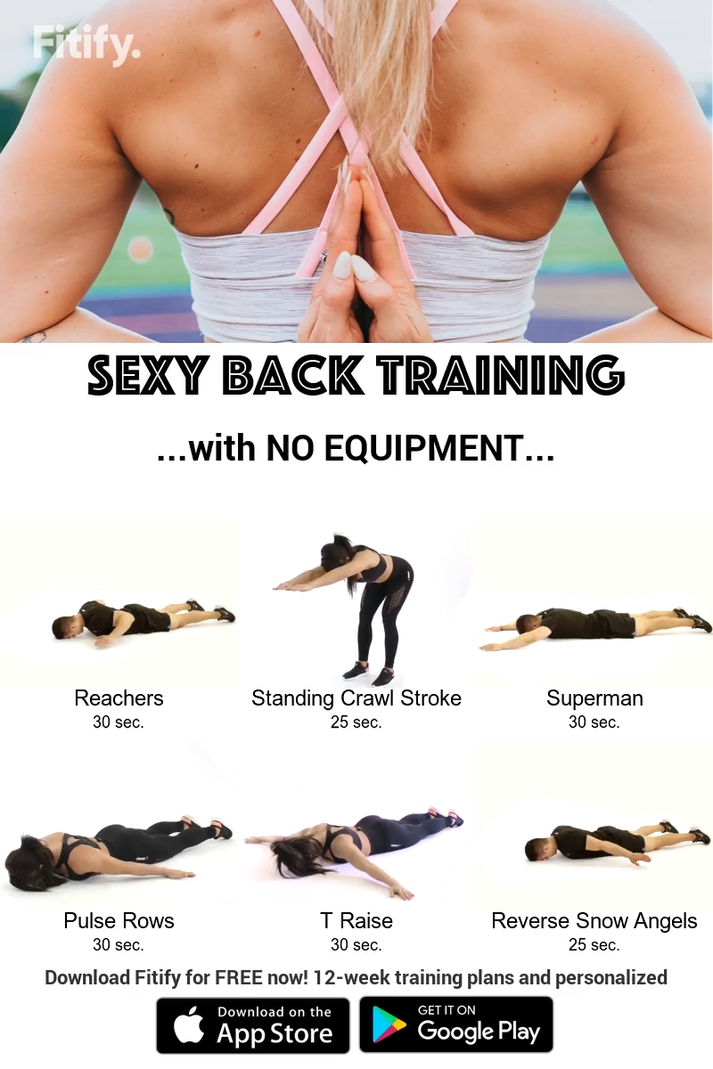 Sexy Back Routine for WOMEN - Sexy Back Routine for WOMEN -   12 fitness Training at home ideas