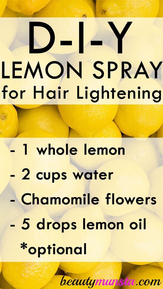 DIY Lemon Hair Lightening Spray - beautymunsta - free natural beauty hacks and more! - DIY Lemon Hair Lightening Spray - beautymunsta - free natural beauty hacks and more! -   12 lemon beauty Hacks ideas