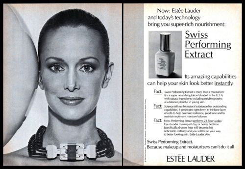 1982 Estee Lauder VINTAGE ADVERTISEMENT Skin Care Moisturizer Cosmetics B&W   | eBay - 1982 Estee Lauder VINTAGE ADVERTISEMENT Skin Care Moisturizer Cosmetics B&W   | eBay -   13 beauty Care advertising ideas