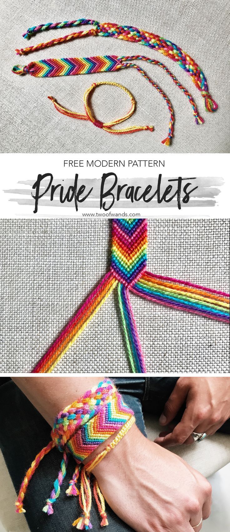 Pride Bracelets — Two of Wands - Pride Bracelets — Two of Wands -   13 diy Bracelets tutorials ideas