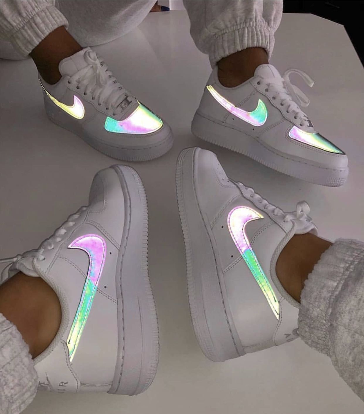 Nike Air Force 1 Reflective - Nike Air Force 1 Reflective -   13 style Aesthetic shoes ideas