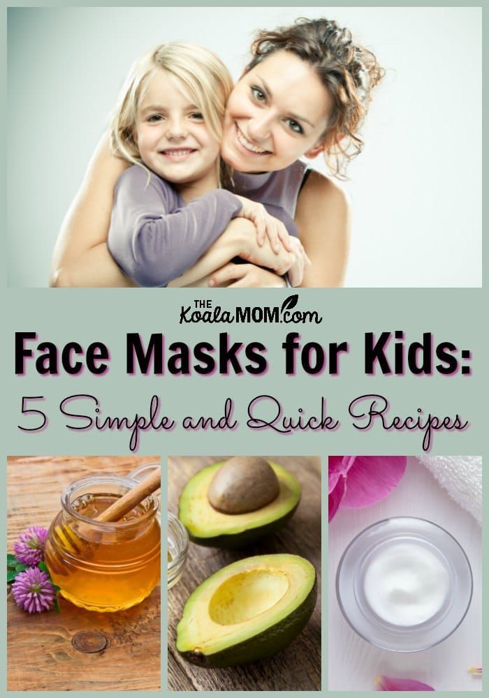 Face Masks for Kids: 5 Simple and Quick Recipes • The Koala Mom - Face Masks for Kids: 5 Simple and Quick Recipes • The Koala Mom -   14 beauty Face spa ideas