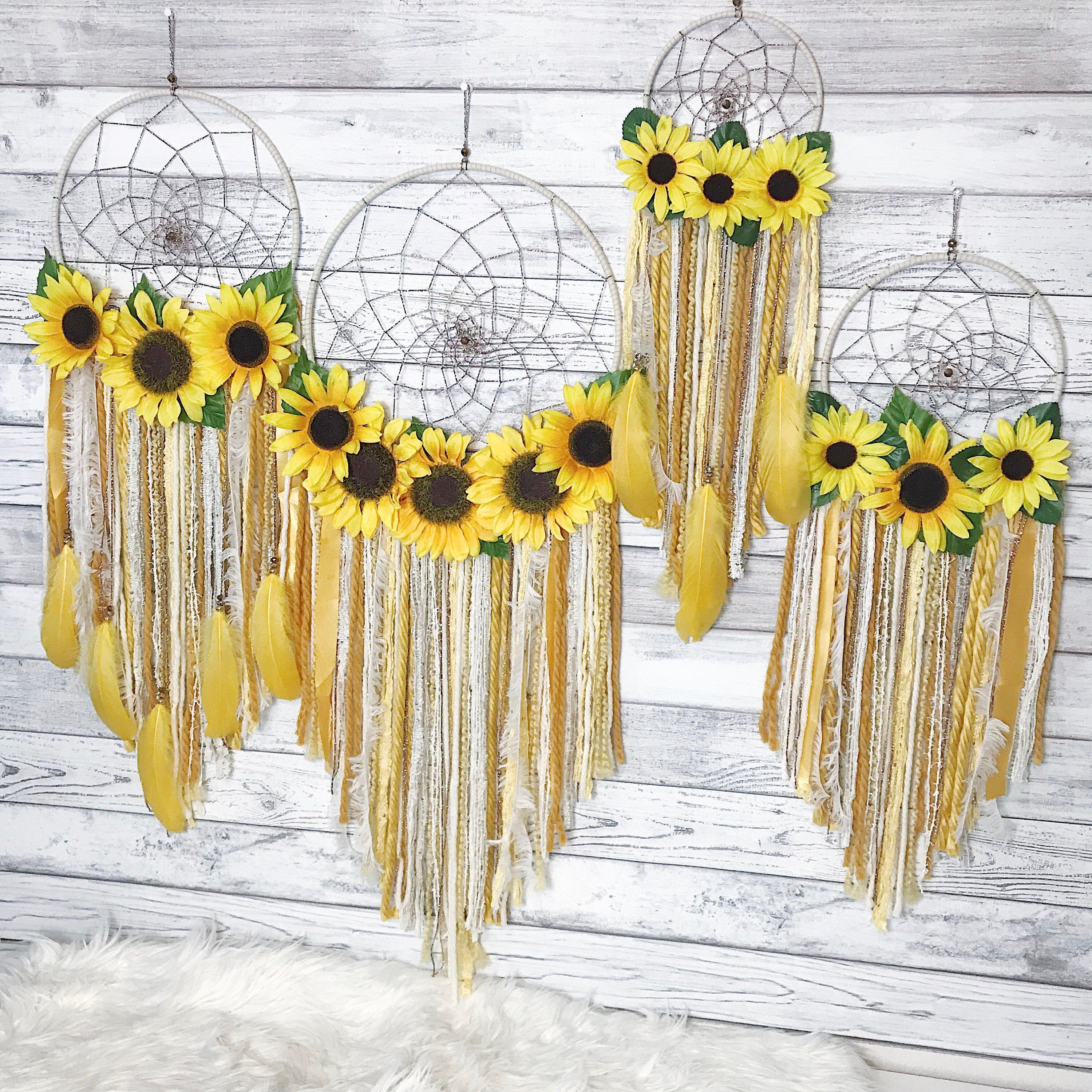 14 diy Dream Catcher sunflower ideas