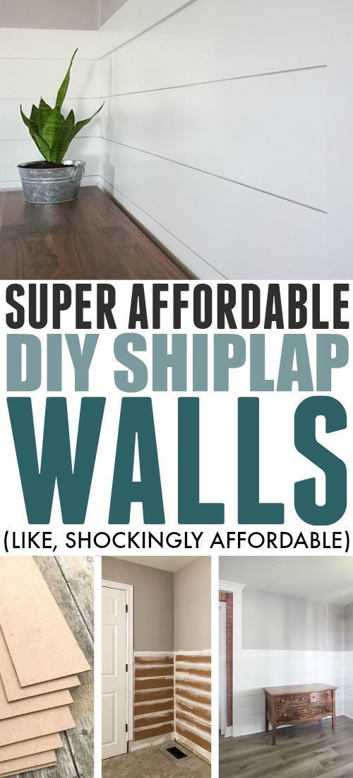 Affordable DIY Shiplap Walls | The Creek Line House - Affordable DIY Shiplap Walls | The Creek Line House -   14 diy House updates ideas