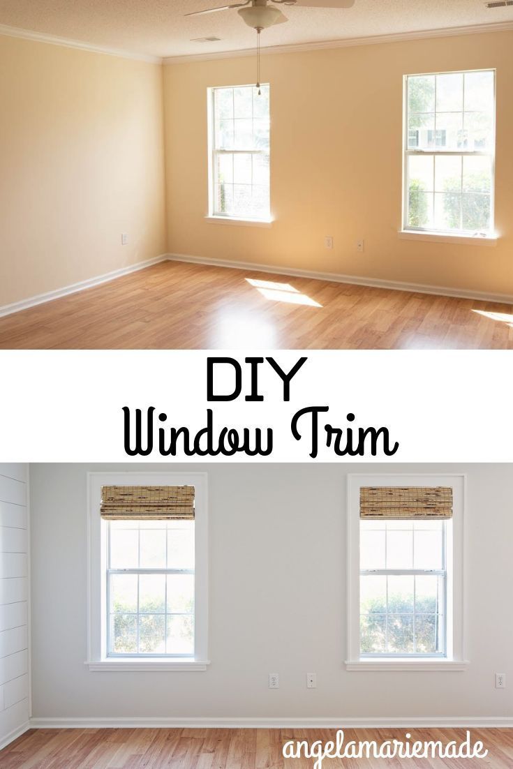 DIY Window Trim - Angela Marie Made - DIY Window Trim - Angela Marie Made -   14 diy House updates ideas