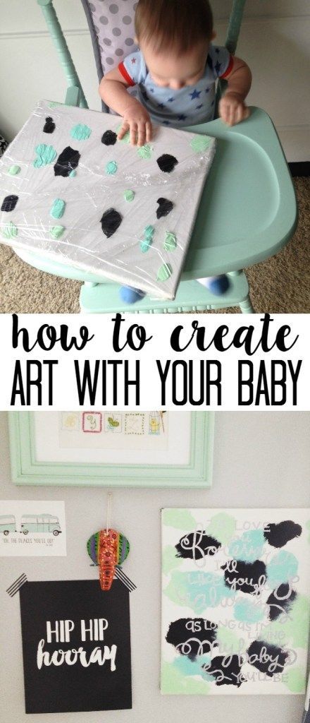 Create Art for your Decor with your Baby - at home with Ashley - Create Art for your Decor with your Baby - at home with Ashley -   15 diy Baby crafts ideas