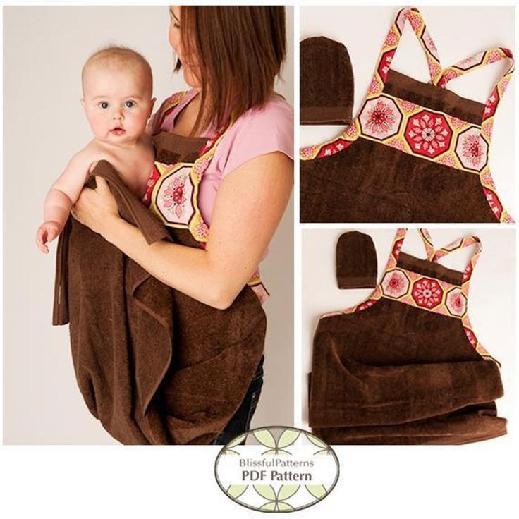 Baby Bath Towel & Mitt PDF SewingPattern | Bluprint - Baby Bath Towel & Mitt PDF SewingPattern | Bluprint -   15 diy Baby crafts ideas