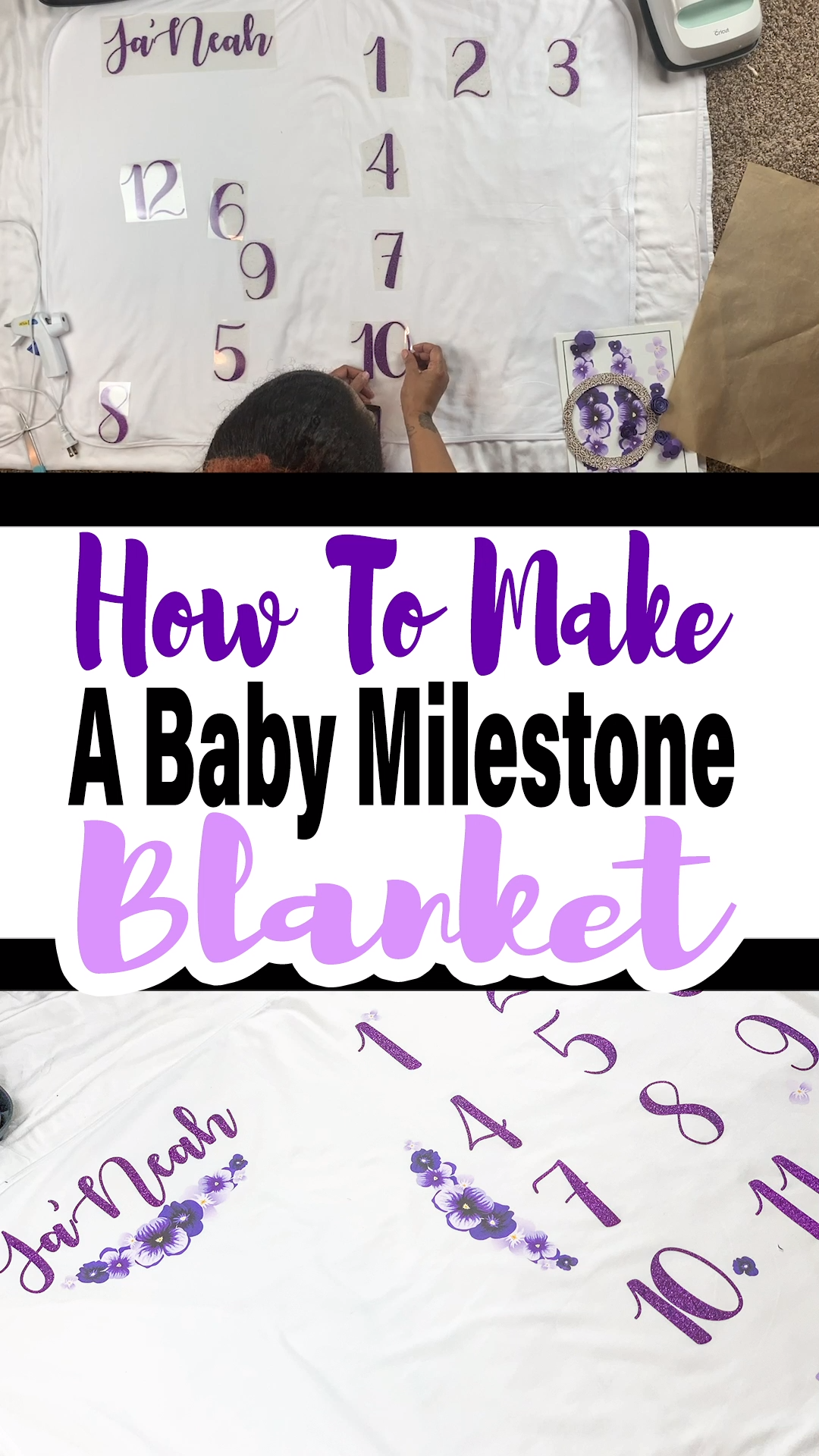 How To Make A Baby Milestone Blanket - How To Make A Baby Milestone Blanket -   15 diy Baby crafts ideas