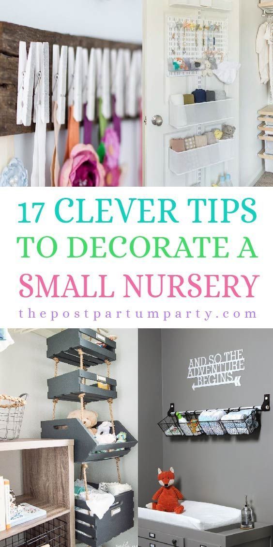 17 Clever Tips to Maximize Space in Small Nursery - 17 Clever Tips to Maximize Space in Small Nursery -   15 diy Baby storage ideas