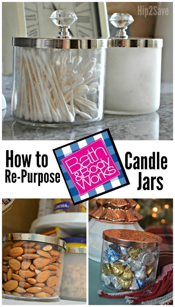 Re-Purpose Bath & Body Works Candle Jars - Hip2Save - Re-Purpose Bath & Body Works Candle Jars - Hip2Save -   15 diy Candles bath and body works ideas