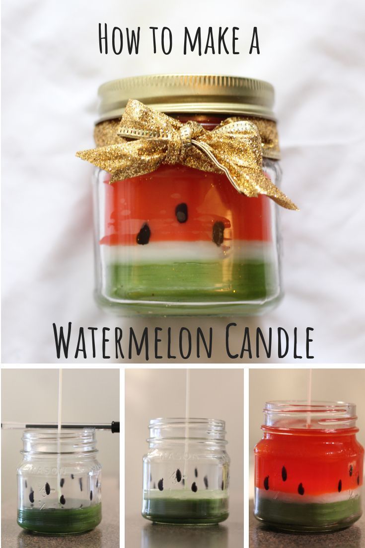 How to make a Watermelon Candle - How to make a Watermelon Candle -   15 diy Candles bath and body works ideas