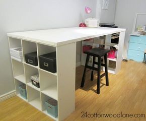 DIY Craft Room Table - DIY Craft Room Table -   15 diy Crafts desk ideas