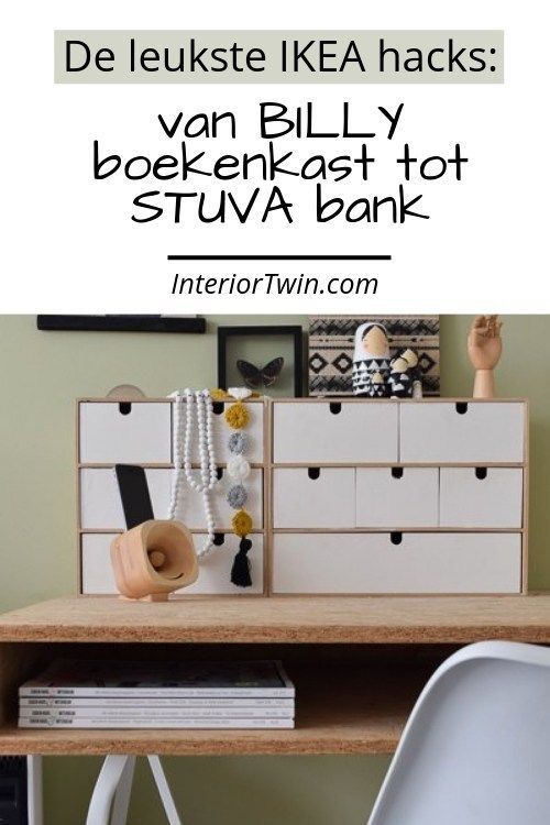 De leukste IKEA hacks: van BILLY boekenkast tot STUVA bank - De leukste IKEA hacks: van BILLY boekenkast tot STUVA bank -   15 diy Interieur opbergen ideas