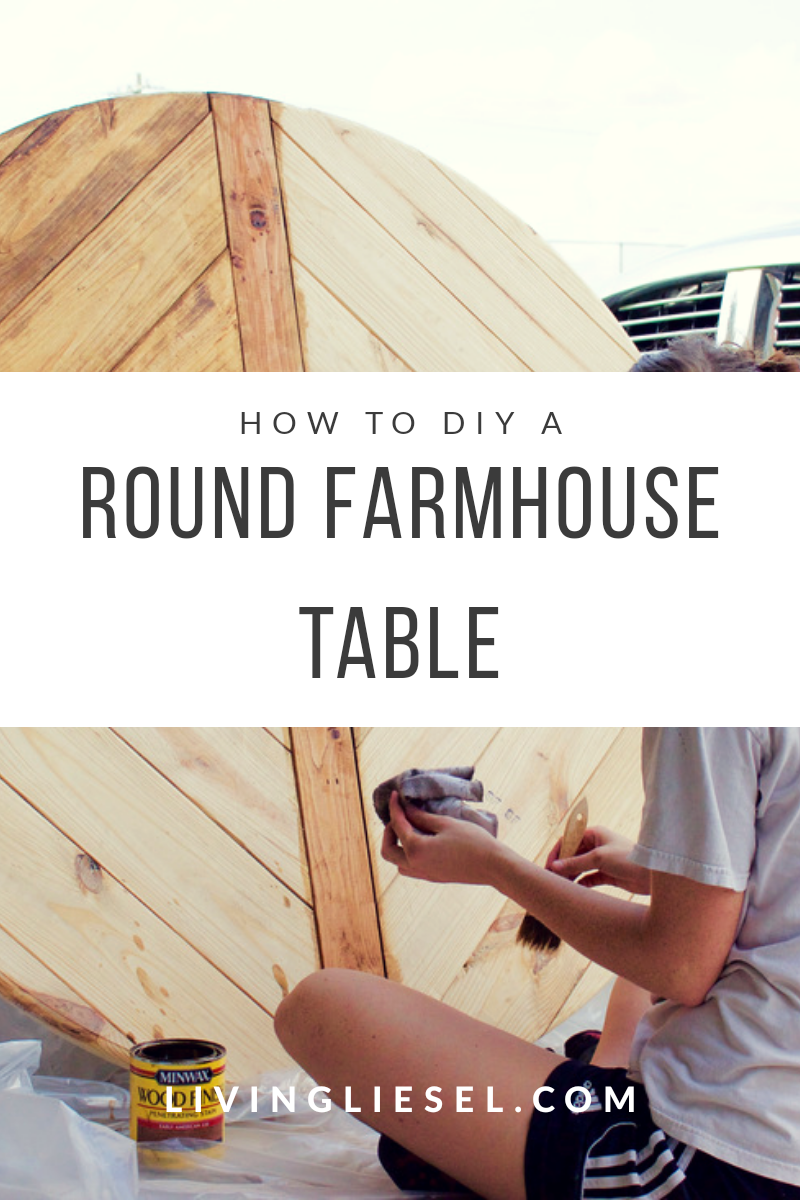 How to DIY a Round Farmhouse Dining Table - How to DIY a Round Farmhouse Dining Table -   15 diy Table rustic ideas