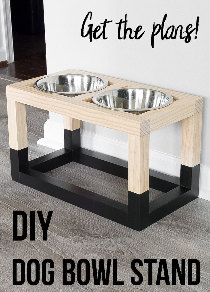 Simple DIY Dog Bowl Stand Plans - Modern Design Under $5! - Simple DIY Dog Bowl Stand Plans - Modern Design Under $5! -   15 dog diy Projects ideas