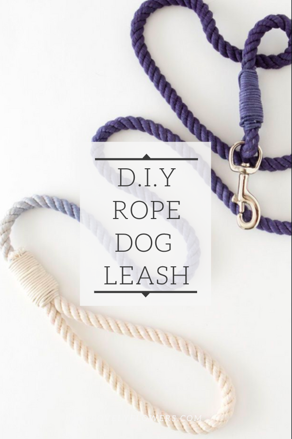 DIY Rope Dog Leash - DIY Rope Dog Leash -   15 dog diy Projects ideas