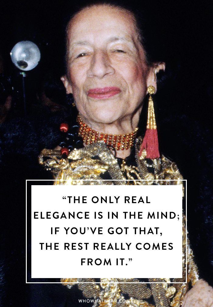 Diana Vreeland's Sassiest Quotes for Fashion Girls to Live By - Diana Vreeland's Sassiest Quotes for Fashion Girls to Live By -   15 edgy style Quotes ideas
