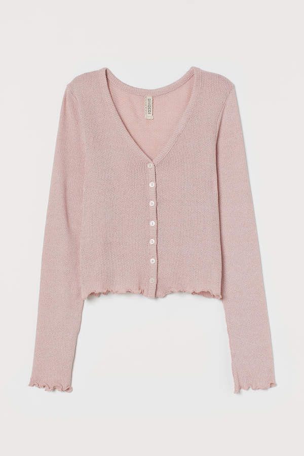 Fitted Cardigan - Light pink - Ladies | H&M US - Fitted Cardigan - Light pink - Ladies | H&M US -   15 fitness Fashion pink ideas
