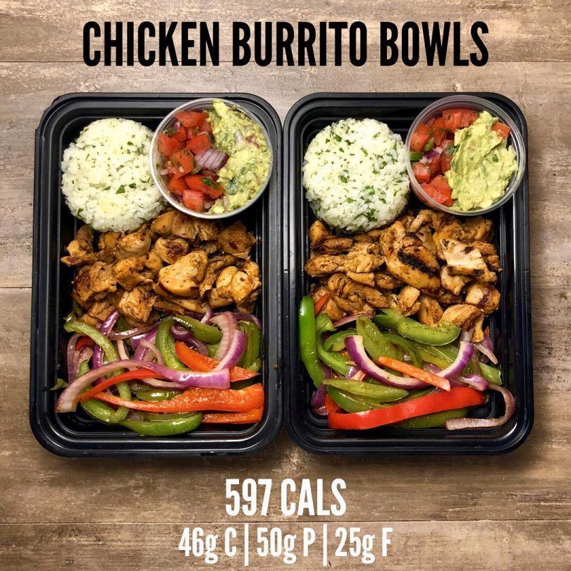 Chicken Burrito Bowls - Chicken Burrito Bowls -   15 fitness Food week ideas