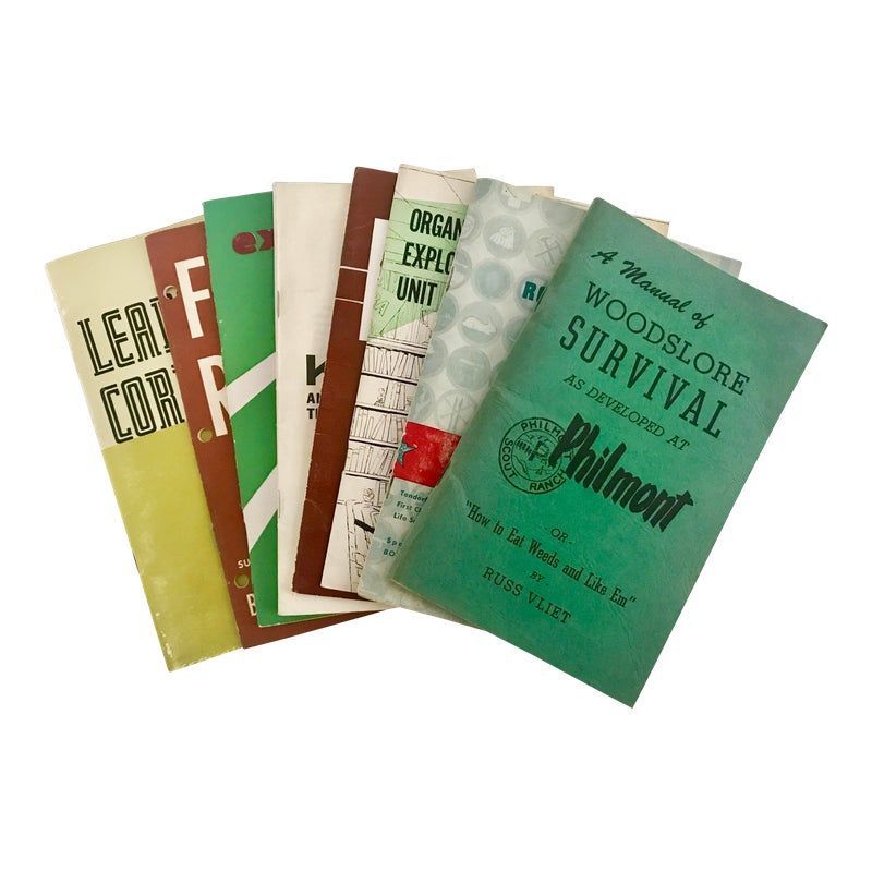 1960s Vintage Boy Scout Manuals - Set of 8 - 1960s Vintage Boy Scout Manuals - Set of 8 -   15 style Vintage boy ideas