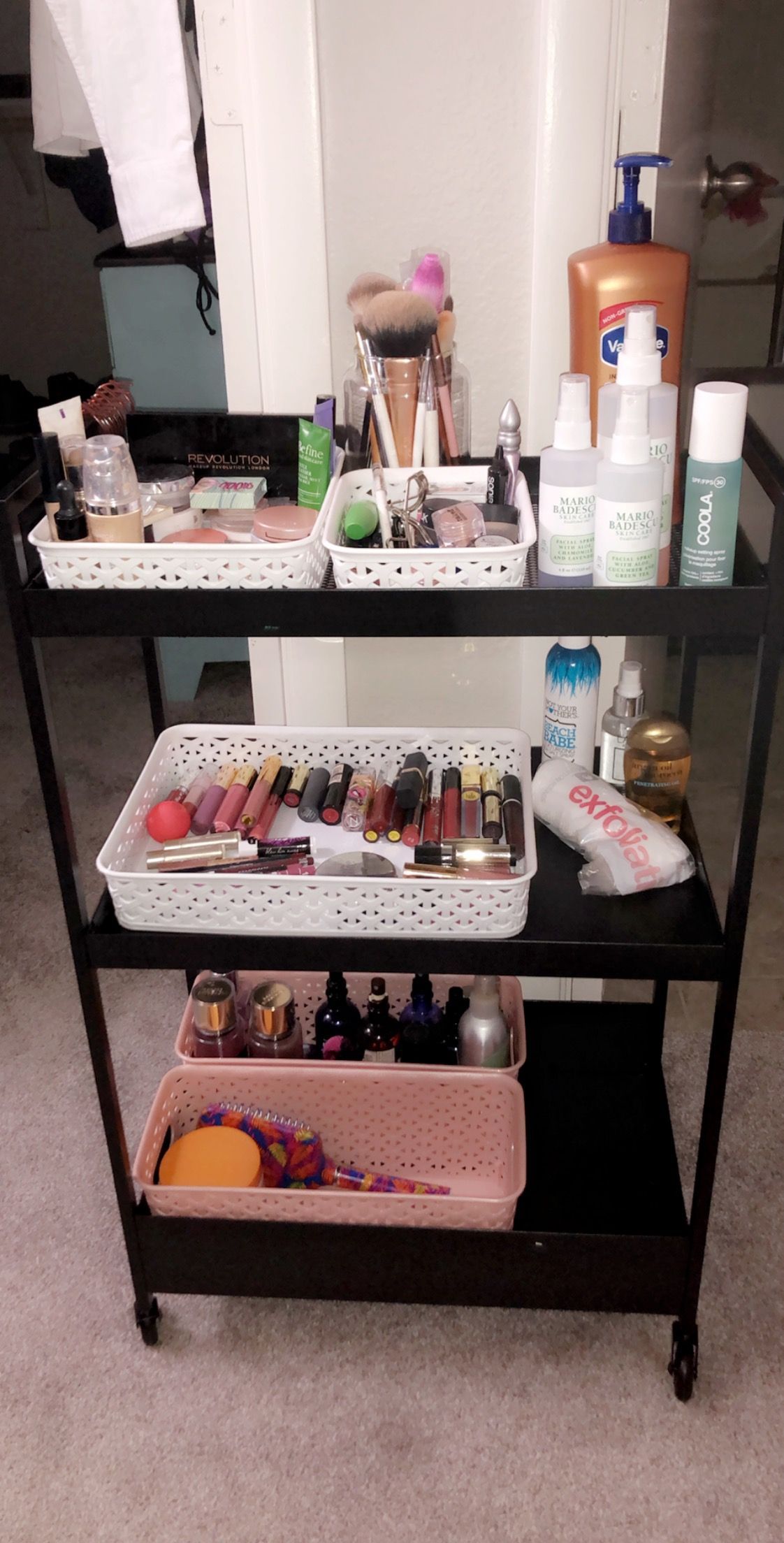 Makeup organization - Makeup organization -   16 black beauty Room ideas