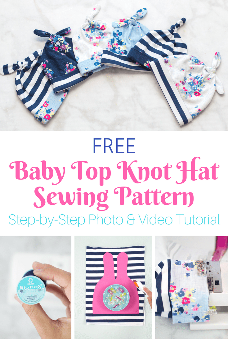 Double Top Knot Baby Hat Pattern | Sewing | Sweet Red Poppy - Double Top Knot Baby Hat Pattern | Sewing | Sweet Red Poppy -   16 diy Baby naaien ideas