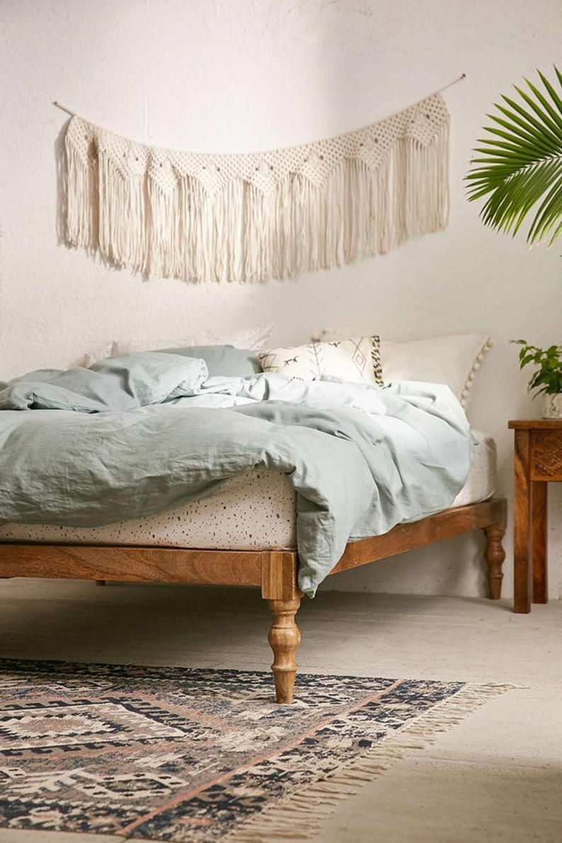 Platform Bed Wood Siderails, and Footboard to attach to a Foo Foo La La Headboard or Twin, Double, Queen, King or California King - Platform Bed Wood Siderails, and Footboard to attach to a Foo Foo La La Headboard or Twin, Double, Queen, King or California King -   16 diy Bed Frame boho ideas
