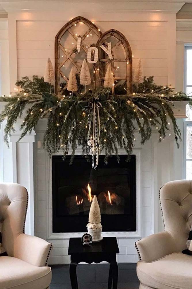 Simple Greenery Decorations With Led Lights - Simple Greenery Decorations With Led Lights -   16 diy Christmas Decorations for mantle ideas