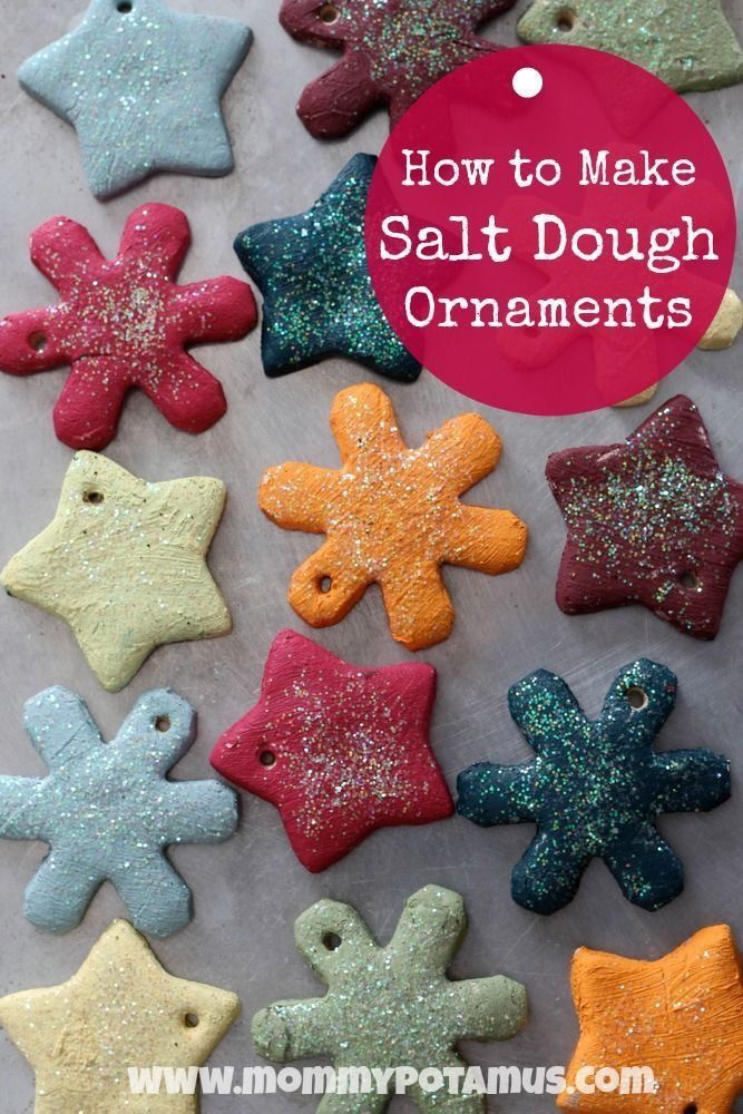 How To Make Salt Dough Ornaments - How To Make Salt Dough Ornaments -   16 diy Christmas Decorations for toddlers ideas