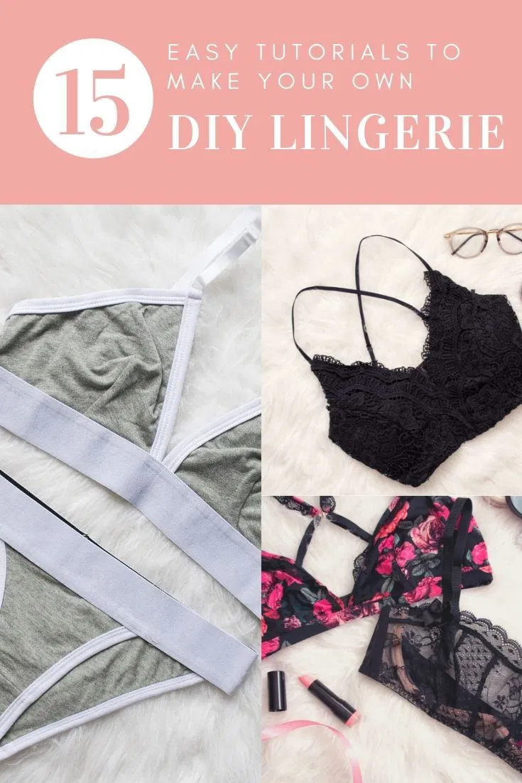 15 DIY Lingerie, Bras, and Panties to Try in 2019 - Creative Fashion Blog - 15 DIY Lingerie, Bras, and Panties to Try in 2019 - Creative Fashion Blog -   16 diy Clothes cute ideas