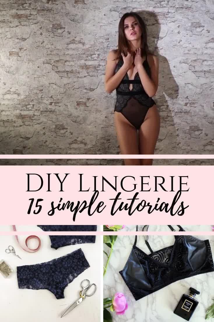 The Easiest Lingerie Sewing Pattern! A Pdf Bralette Pattern And Underwear Pattern - Creative Fashion - The Easiest Lingerie Sewing Pattern! A Pdf Bralette Pattern And Underwear Pattern - Creative Fashion -   16 diy Clothes cute ideas