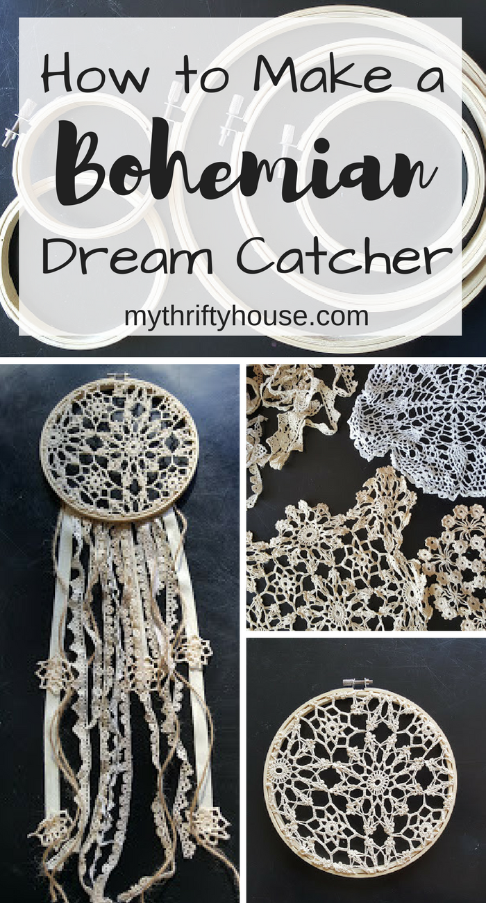 How to Make a Bohemian Dream Catcher - My Thrifty House - How to Make a Bohemian Dream Catcher - My Thrifty House -   16 diy Dream Catcher bohemian ideas