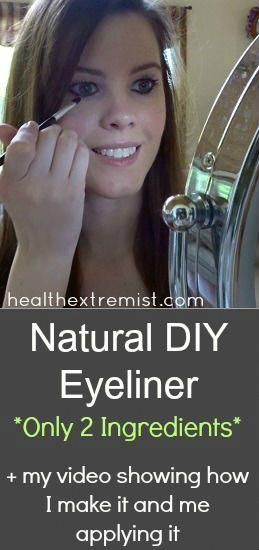Natural DIY Eyeliner - Only 2 Ingredients! - Natural DIY Eyeliner - Only 2 Ingredients! -   16 diy Makeup eyeliner ideas