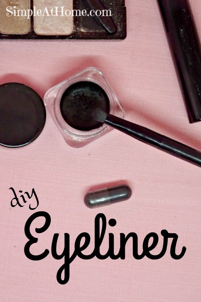 DIY Eyeliner • Simple At Home - DIY Eyeliner • Simple At Home -   16 diy Makeup eyeliner ideas