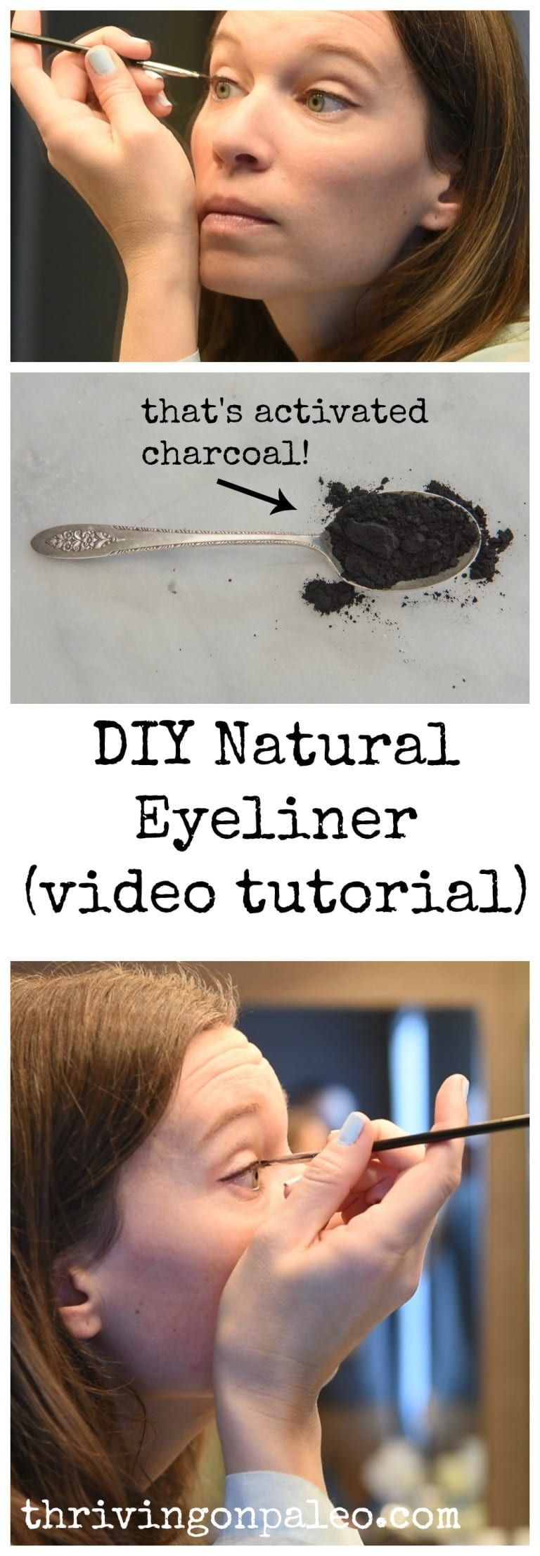 DIY Natural Eyeliner - Thriving On Paleo | AIP & Paleo Recipes for Autoimmune Disease Relief - DIY Natural Eyeliner - Thriving On Paleo | AIP & Paleo Recipes for Autoimmune Disease Relief -   16 diy Makeup eyeliner ideas