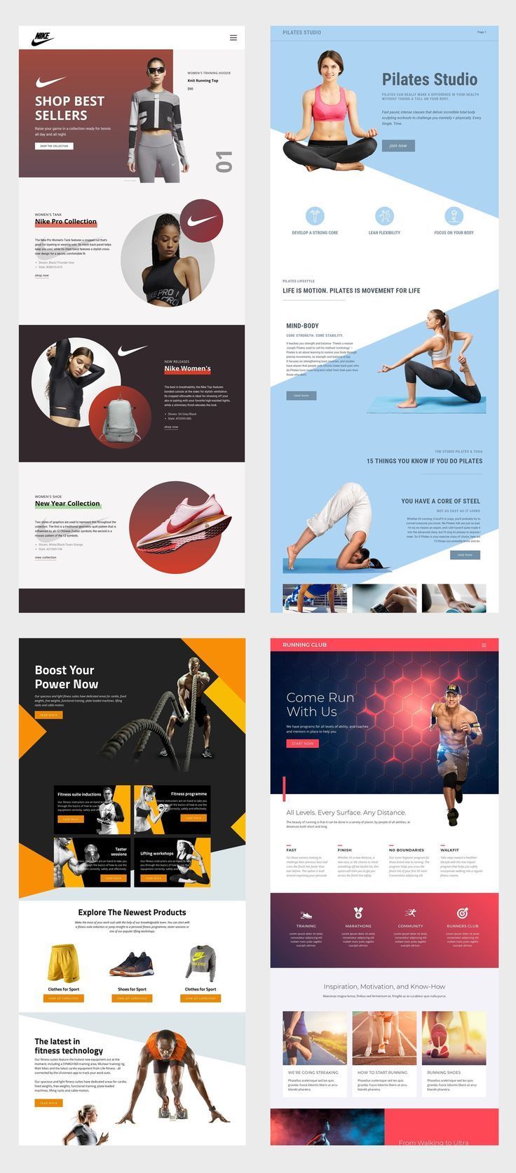 16 fitness Design layout ideas