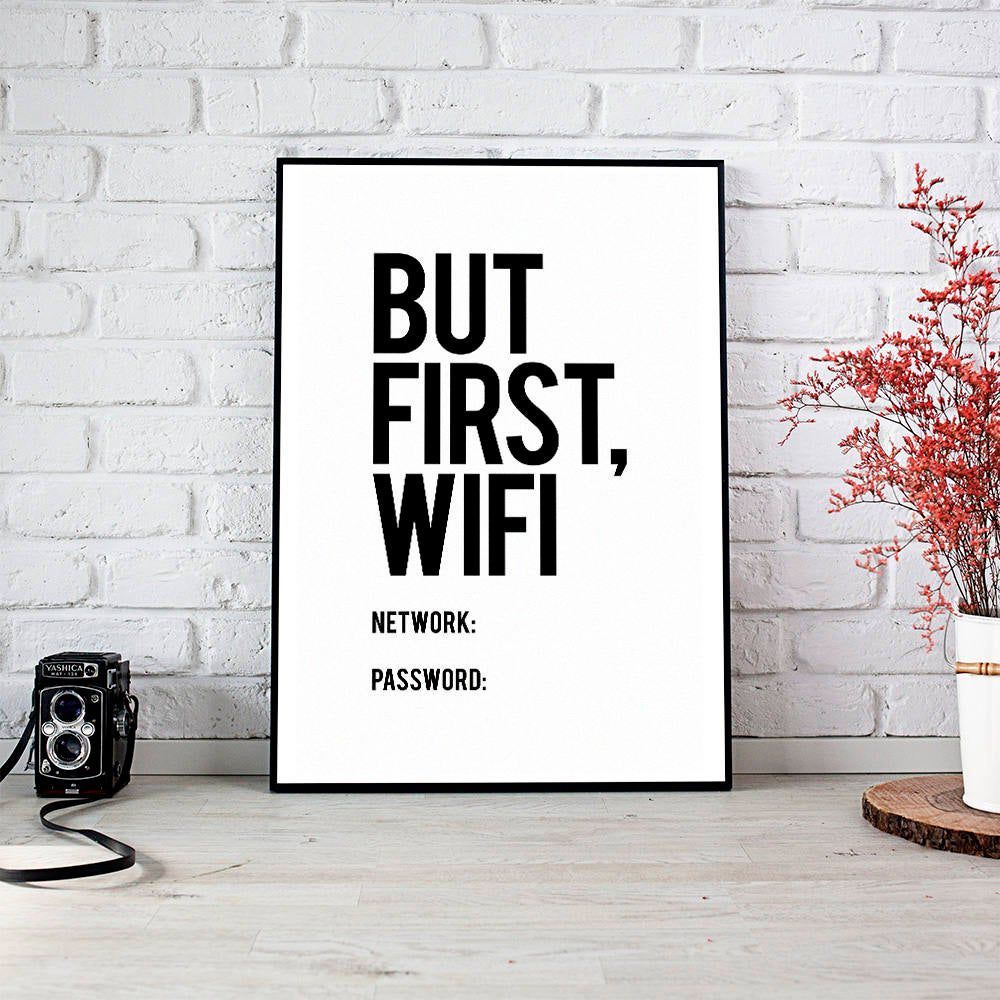 But First WiFi,WiFi,Home Decor,Printable Wall Art,Digital Download,WiFi Password,WiFi Sign,Guest Room Sign,Decor,Wall Art,Best Selling Items - But First WiFi,WiFi,Home Decor,Printable Wall Art,Digital Download,WiFi Password,WiFi Sign,Guest Room Sign,Decor,Wall Art,Best Selling Items -   16 fitness Room signs ideas