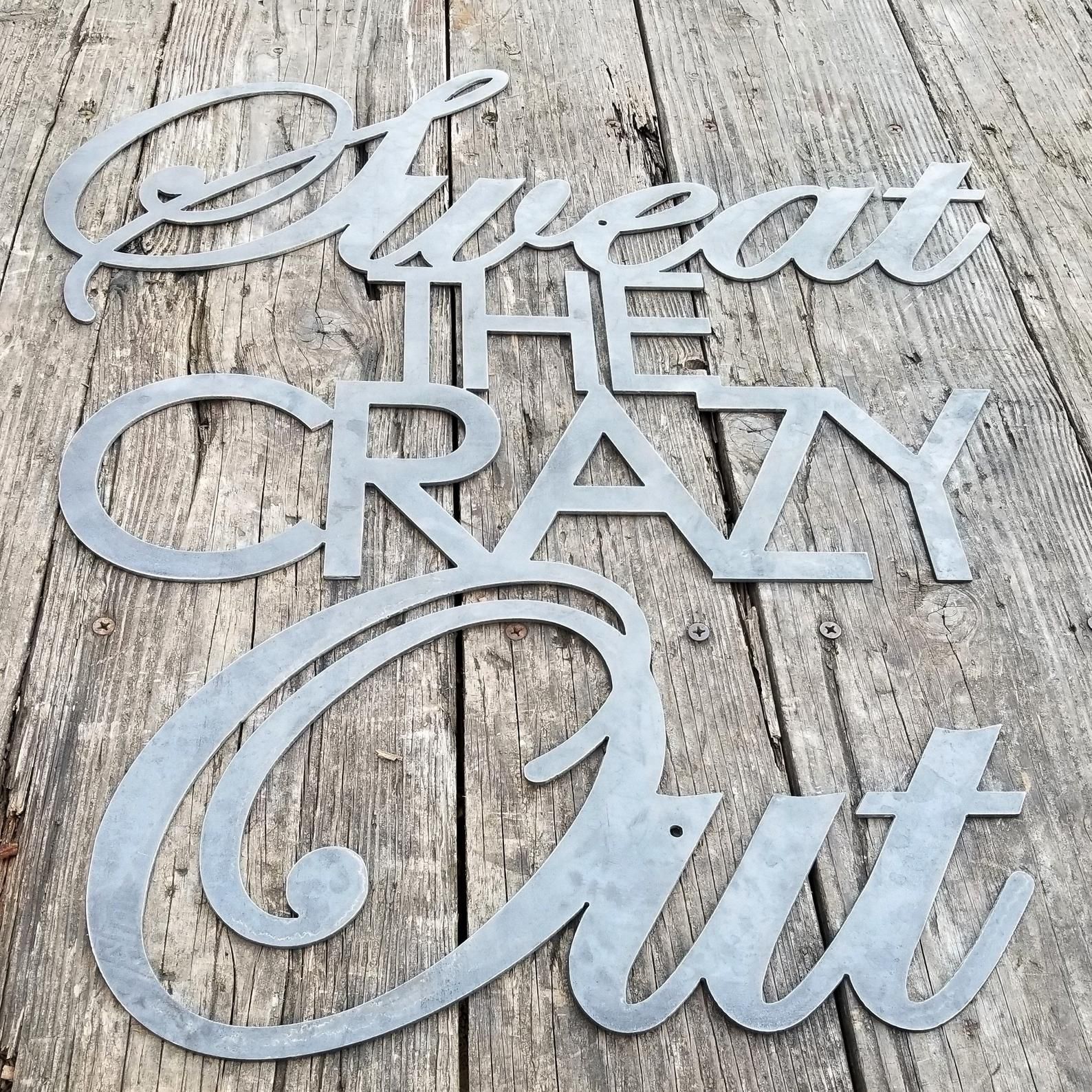 Sweat the Crazy Out -  Home Gym Sign - Yoga, Work Out, Exercise Wall Art - Sweat the Crazy Out -  Home Gym Sign - Yoga, Work Out, Exercise Wall Art -   16 fitness Room signs ideas