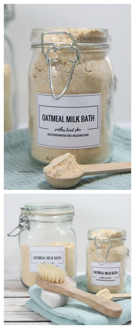 OATMEAL MILK BATH RECIPE - OATMEAL MILK BATH RECIPE -   16 productos de belleza beauty Products ideas