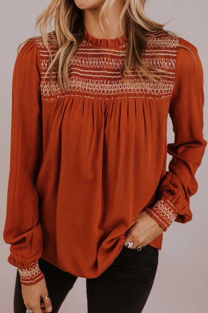 Prairie Embroidered Blouse - Prairie Embroidered Blouse -   16 style Casual boho ideas