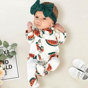 Newborn Baby Girl Watermelon Jumpsuit - Newborn Baby Girl Watermelon Jumpsuit -   17 baby style Girl ideas