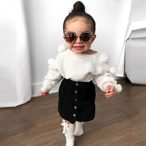 Toddler Baby Kid Girls Clothes Set Cute Pom Pom Sweaters Tops + Skirts Outfits Kid Girls - Toddler Baby Kid Girls Clothes Set Cute Pom Pom Sweaters Tops + Skirts Outfits Kid Girls -   17 baby style Girl ideas