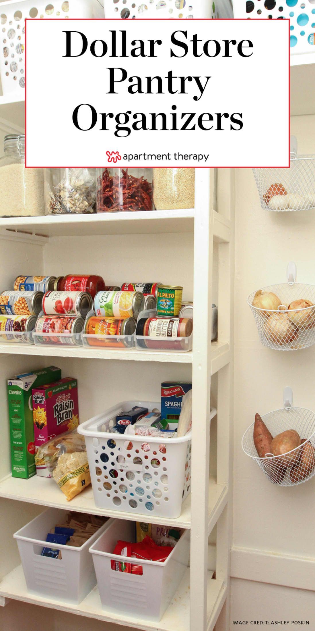 I Hacked My Messy Pantry Using Only Stuff From the Dollar Store - I Hacked My Messy Pantry Using Only Stuff From the Dollar Store -   17 diy Apartment pantry ideas