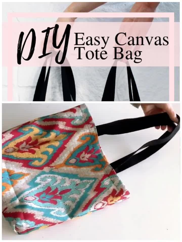 Make your own easy DIY tote bag with sewing pattern - Make your own easy DIY tote bag with sewing pattern -   17 diy Bag step by step ideas
