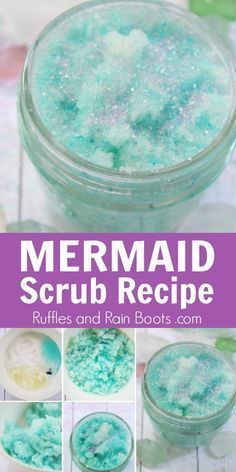 This Mermaid Foot Scrub is Perfect for Summer Feet - This Mermaid Foot Scrub is Perfect for Summer Feet -   17 diy Beauty for kids ideas