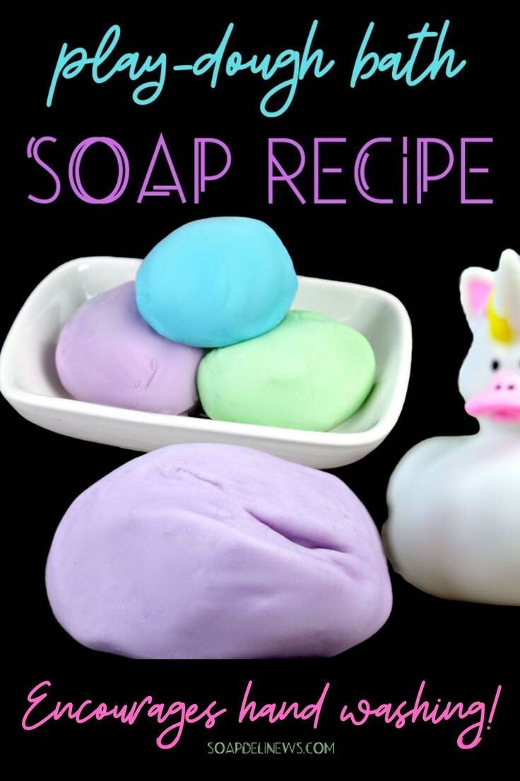DIY Play Dough Soap for Bathtime - DIY Play Dough Soap for Bathtime -   17 diy Beauty for kids ideas