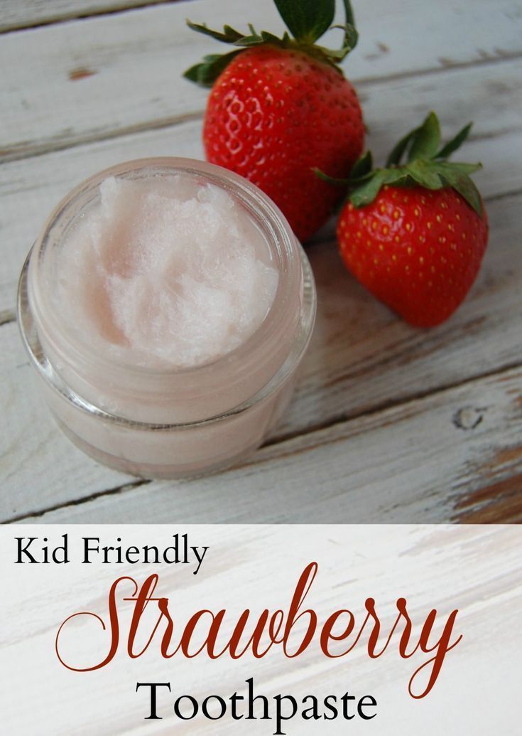 Kid Friendly Strawberry Toothpaste - Kid Friendly Strawberry Toothpaste -   17 diy Beauty for kids ideas