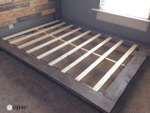 Easy DIY Platform Bed - Shanty 2 Chic - Easy DIY Platform Bed - Shanty 2 Chic -   17 diy Bed Frame platform ideas